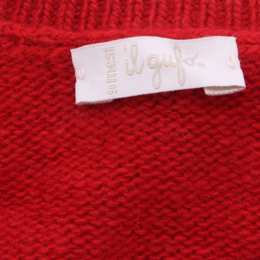 3890AL coprispalle bimba girl IL GUFO kids sweater wool