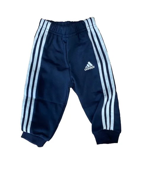 Adidas Tuta da bambino 3 strisce CB FT Jogger HR5879 blu rosso bianco