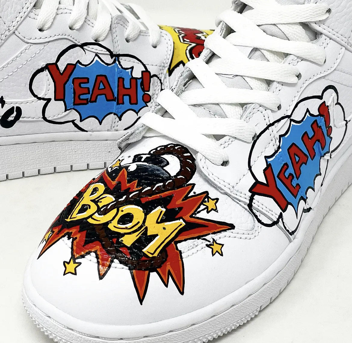 AIR JORDAN 1 MID PERSONALIZZATA MOD. ONOMATOPEIC