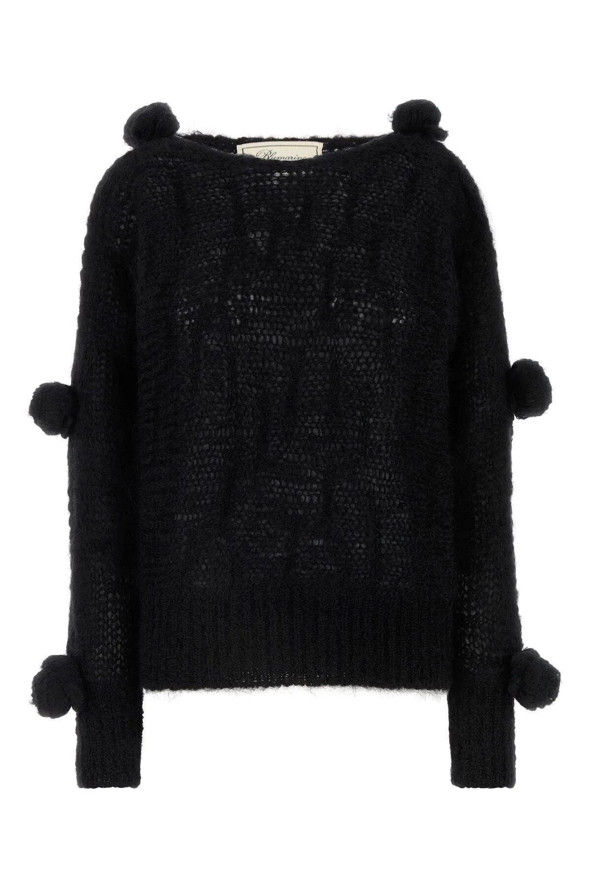 Black mohair blend sweater    