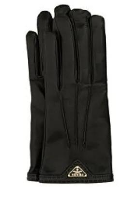Black nappa leather gloves    