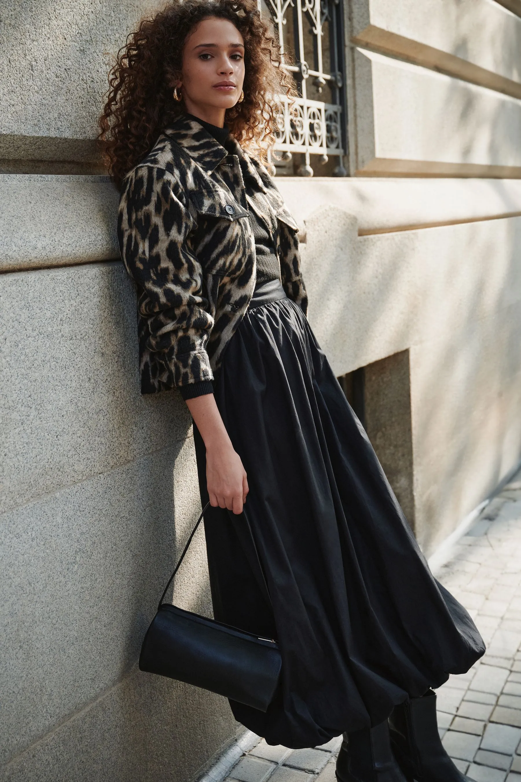 Bubble Hem Skirt    