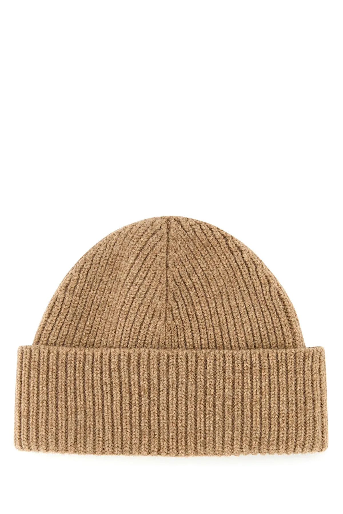 Camel wool beanie hat    