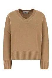 Camel wool blend oversize sweater    