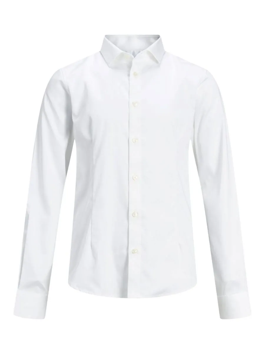 CAMICIE Ragazzo JACK&JONES 12151620 PARMA JR WHITE