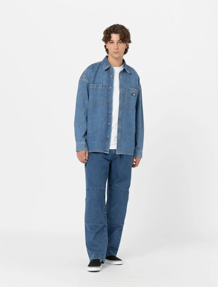 CAMICIE Uomo DICKIES HOUSTON DK0A4YF5 CLB CLASSIC BLUE