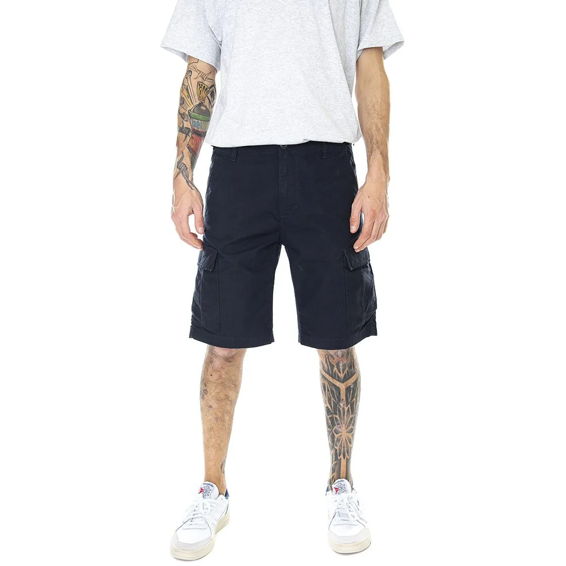 CARHARTT WIP Aviation Short Dark Navy - Bermuda Uomo Blu    