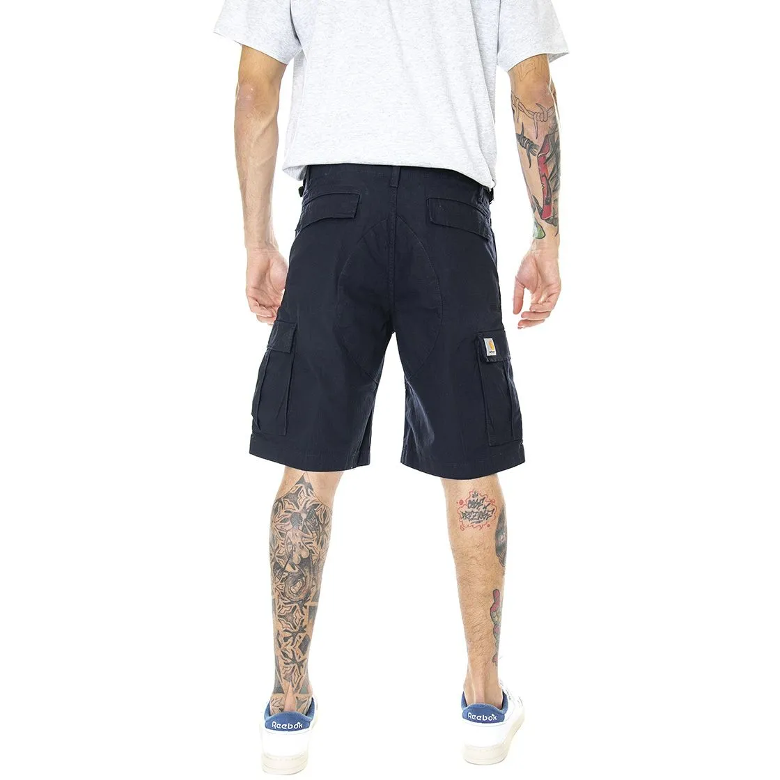 CARHARTT WIP Aviation Short Dark Navy - Bermuda Uomo Blu    