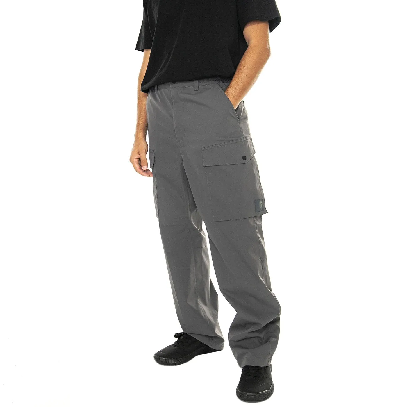 CARHARTT WIP Balto Pant Graphite - Pantaloni Cargo Uomo Grigi    