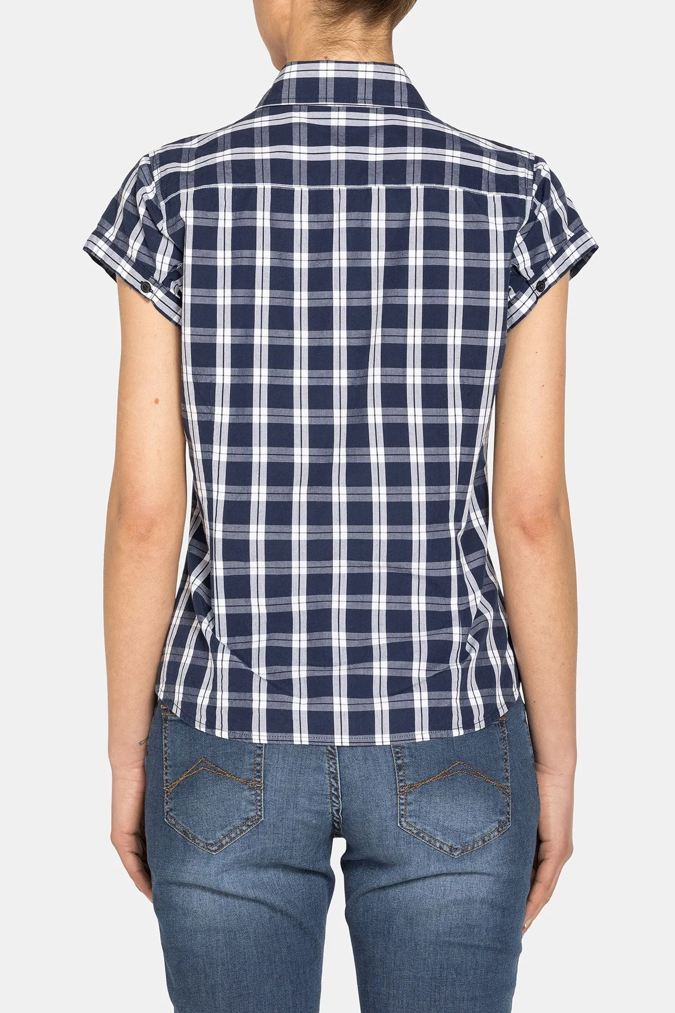 Carrera  ---------    ------------Camicia a maniche corte a quadri - Blu/bianco