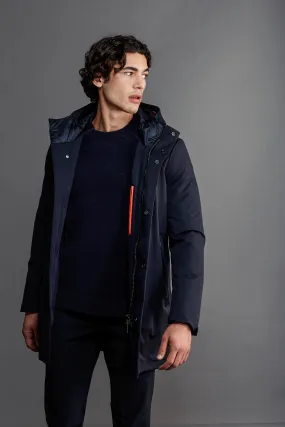 City Rain Parka jacket / Blue