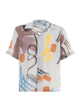 COSTUMEIN   CAMICIA CON STAMPA IN COTONE