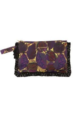 Fabric clutch bag / Multicolor