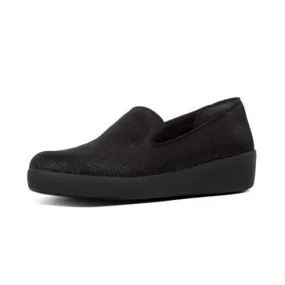 FitFlop AUDREY GLITZY LOAFERS - BLACK
