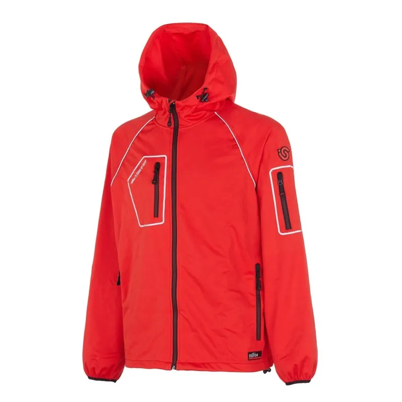 Giubbino softshell impermeabile con cappuccio ISSA LINE - 04514B THINY
