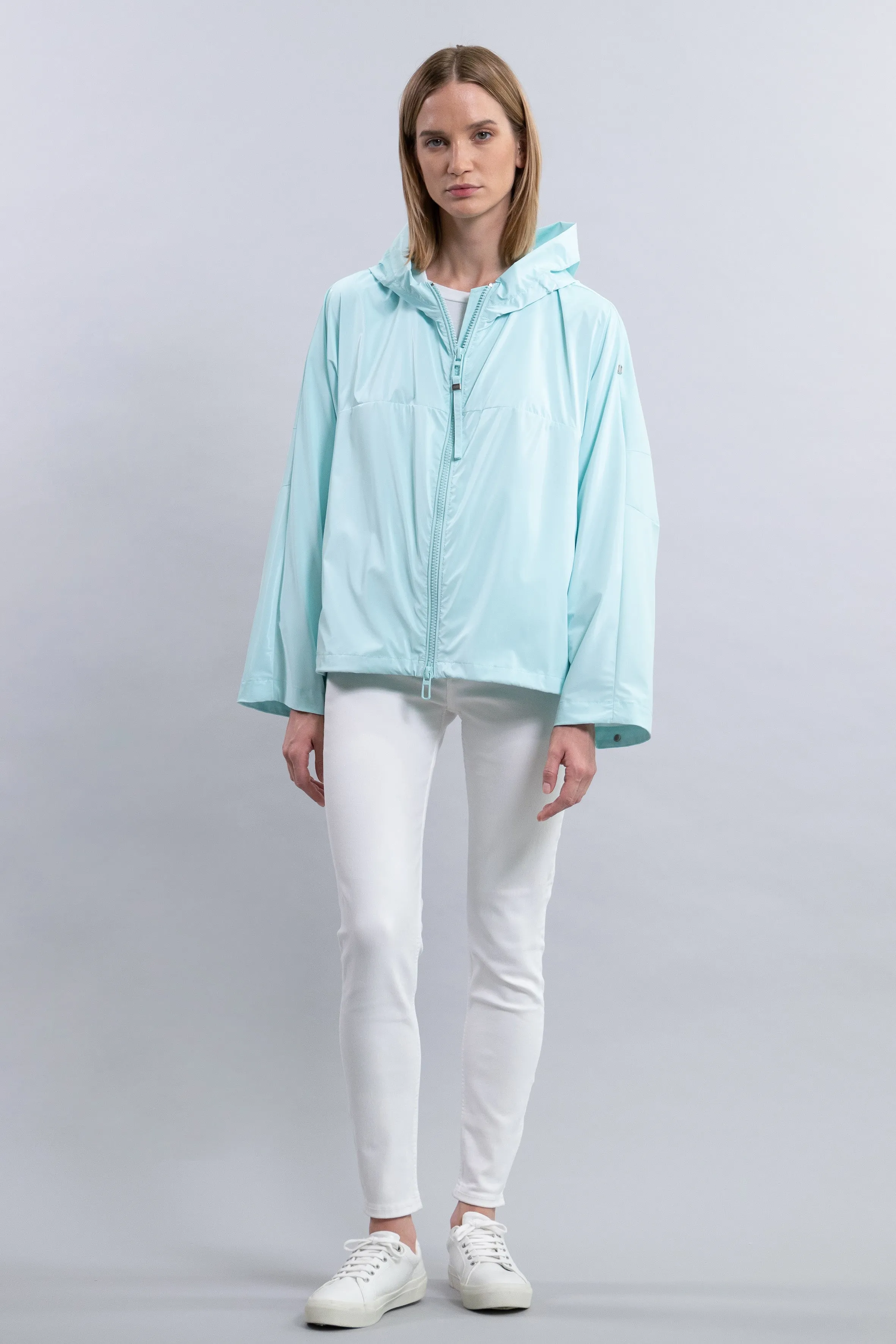 Oversized Hooded Jacket / Green