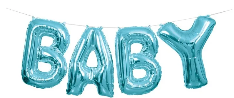 Palloncino Foil Baby Boy Felix Ghiaccio Blu