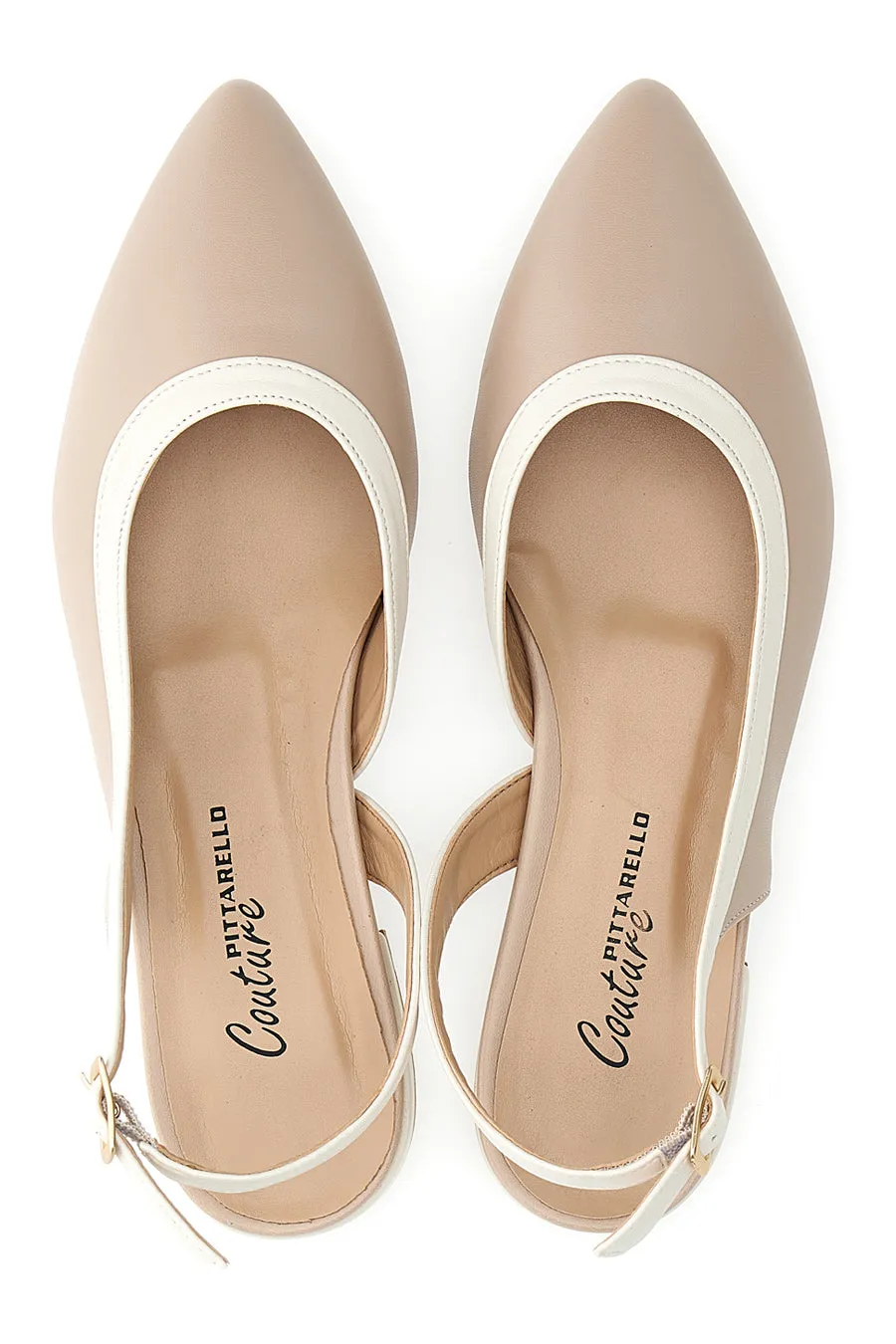   PITTARELLO COUTURE Ballerine Slingback a Punta Nude Pittarello Couture 6011