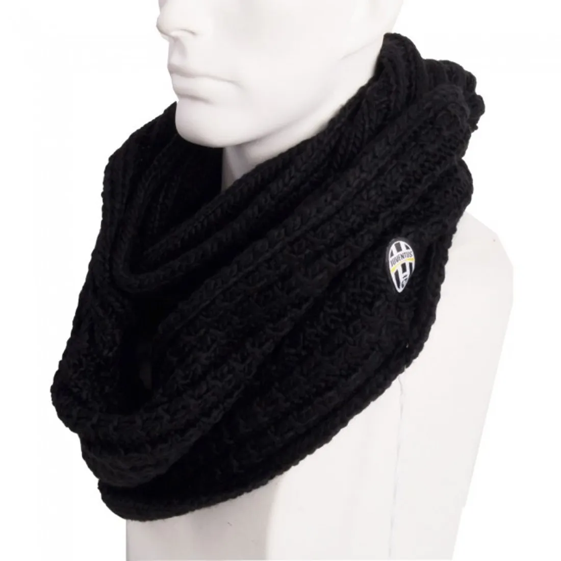 Sciarpa Anello Nera Juve abbigliamento ufficiale Juventus PS 01795