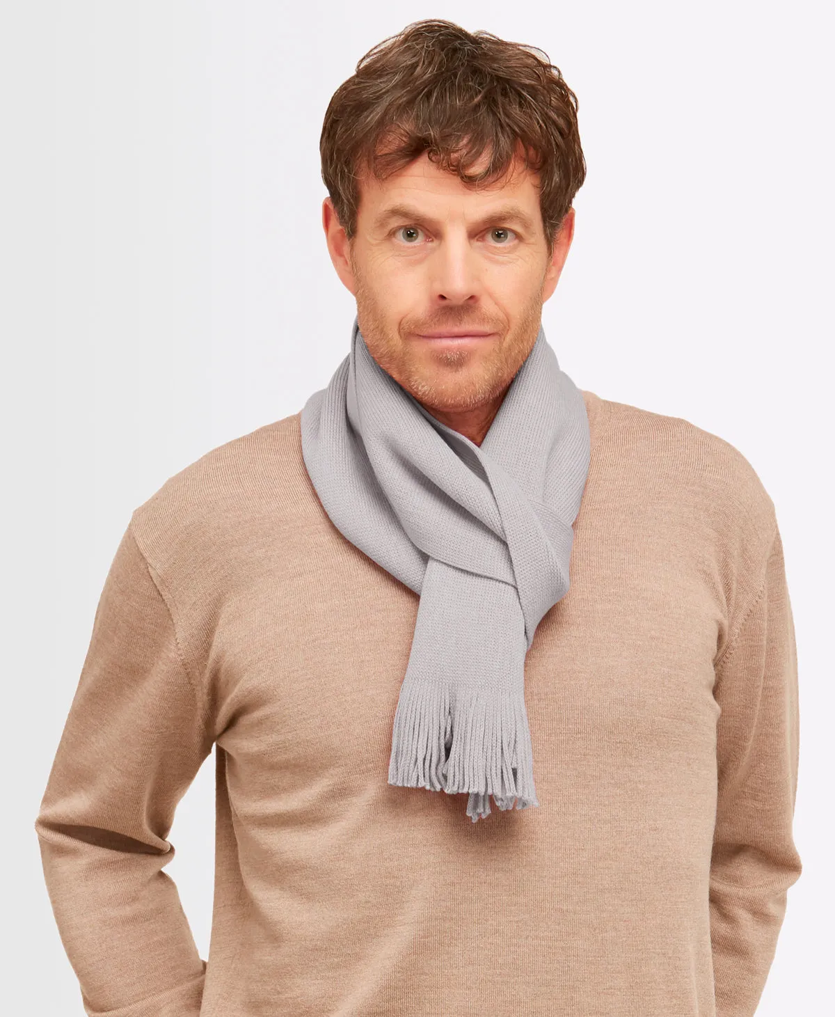 Sciarpa - Uomo, Autunno/Inverno - 100% Lana Merino Extrafine - 100% Made in Italy Brunella Gori