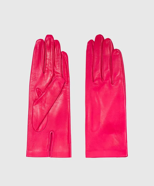 Sermoneta Gloves Guanti in pelle rosa 305A