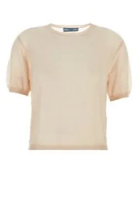 Skin pink cashmere sweater    