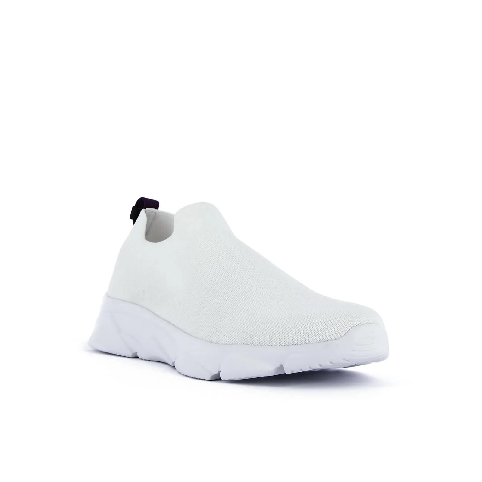 Sneakers bianche senza lacci