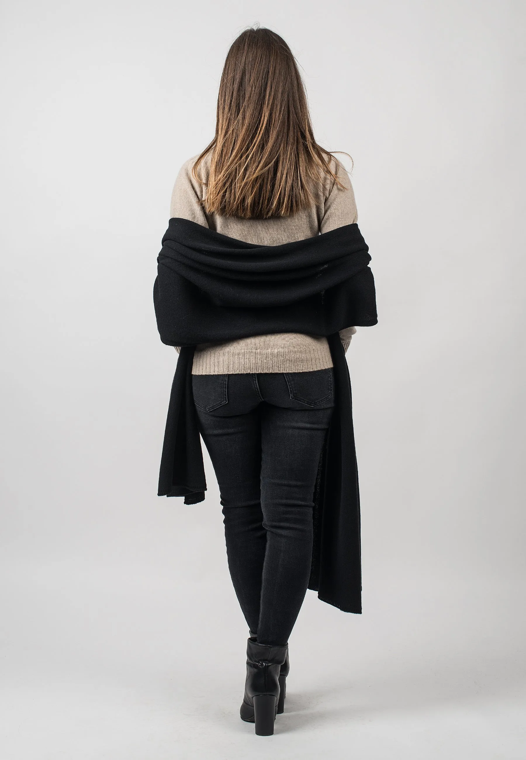 Stola 100% cashmere rigenerato