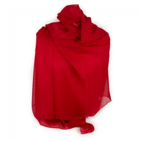 Stola rossa elegante da cerimonia