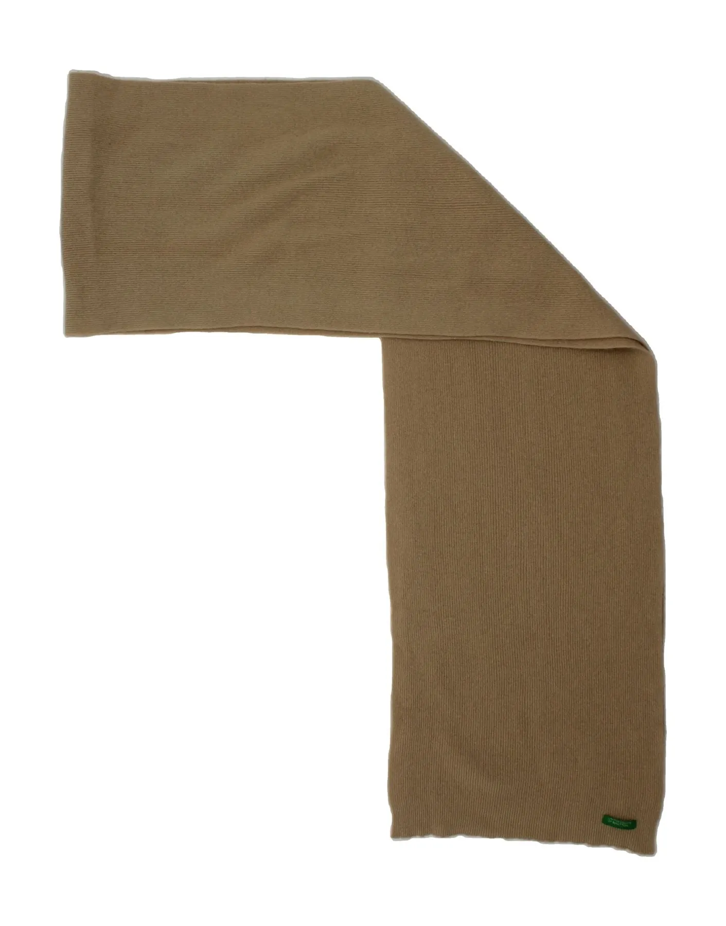 UNITED COLORS OF BENETTON Mens Rectangle Scarf One Size Beige