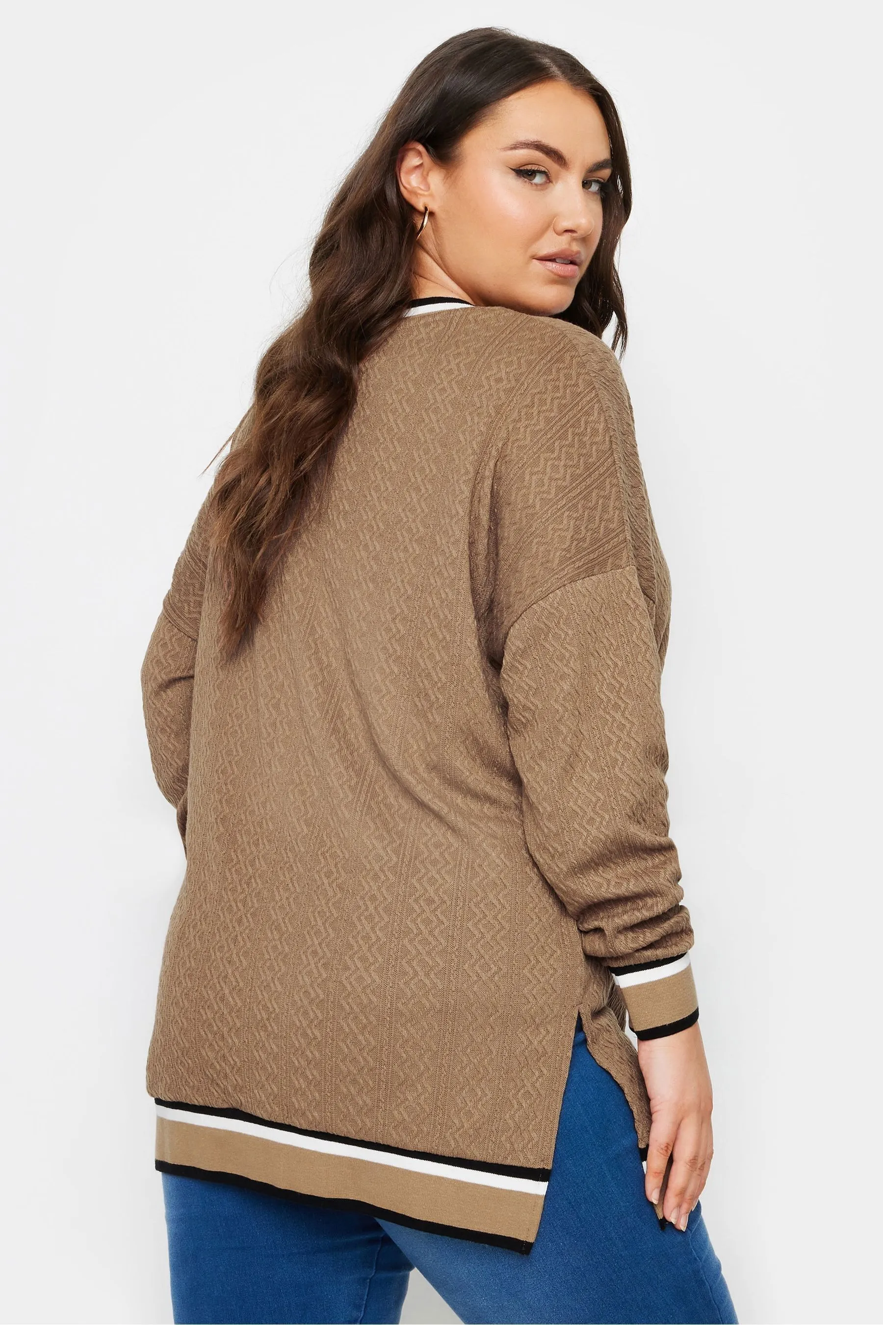 Yours Curve Structured Sweatshirt    