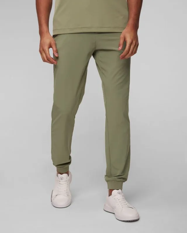 Zielone spodnie męskie J.Lindeberg Cuff Jogger Pant GMPA09667-m311